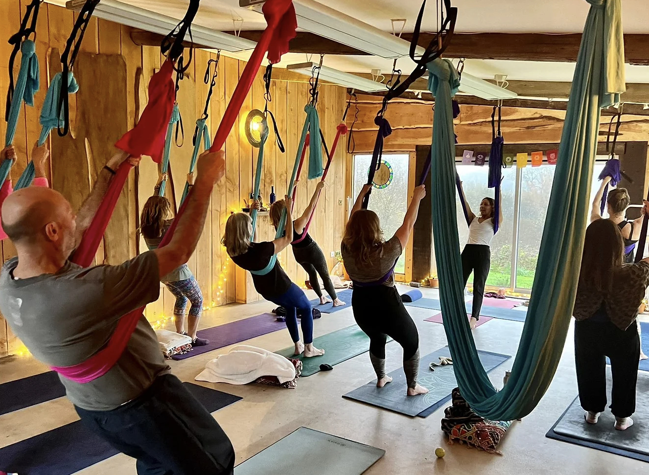Aerial Yoga Retreat Wales Spring