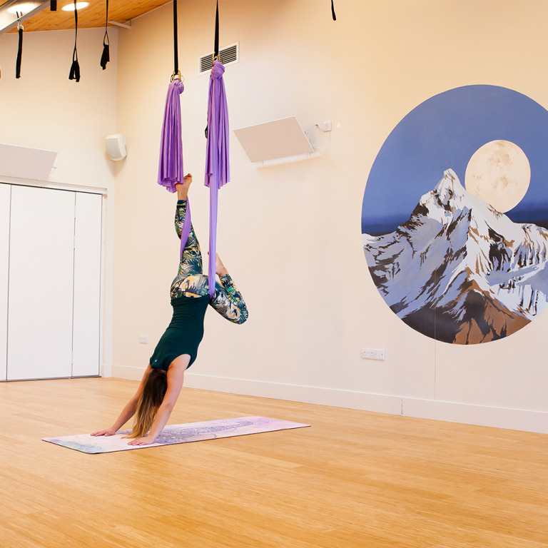 Advanced Aerial Yoga Classes with Nicky