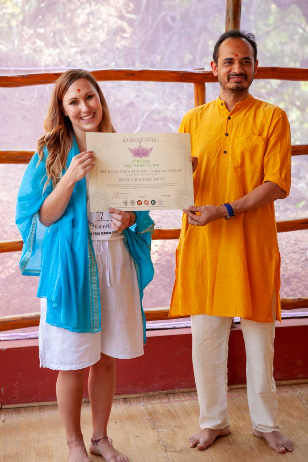 Nicky 200 hours yoga training in Goa